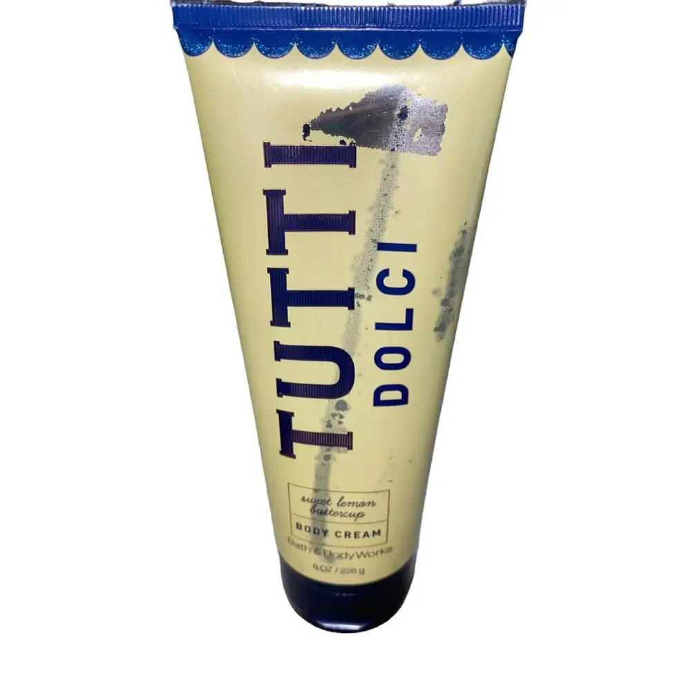 Bath & Body Works Tutti Dolci Sweet Lemon Buttercup Body Cream - 8oz